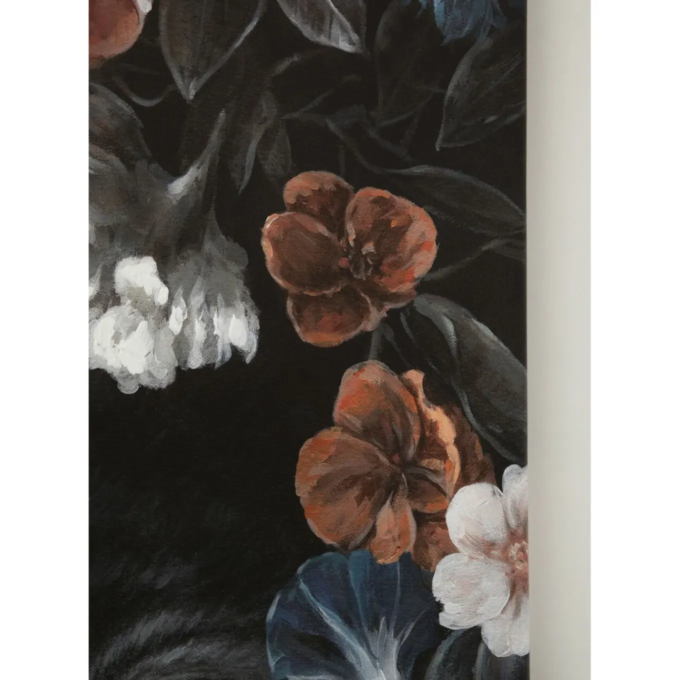 Tableau Sur Toile Night Leo In Flower 90X140Cm