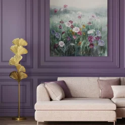 Tableau Sur Toile Pastell Flowers 120X120Cm