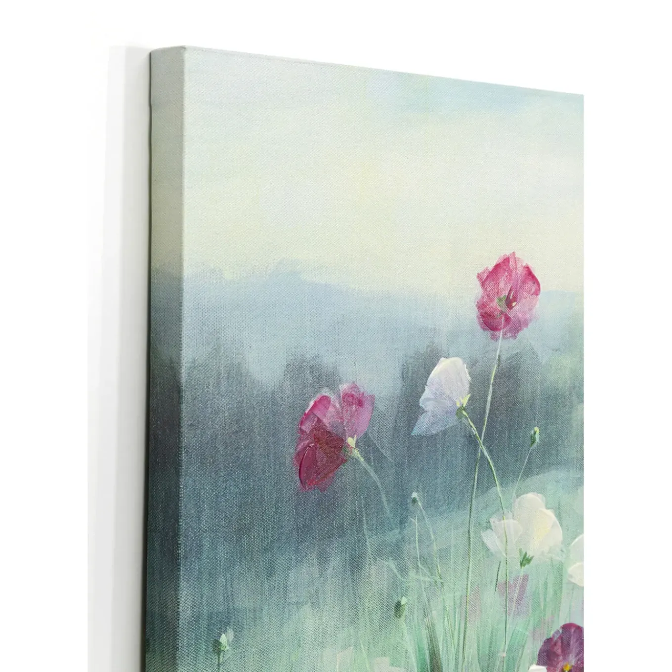 Tableau Sur Toile Pastell Flowers 120X120Cm