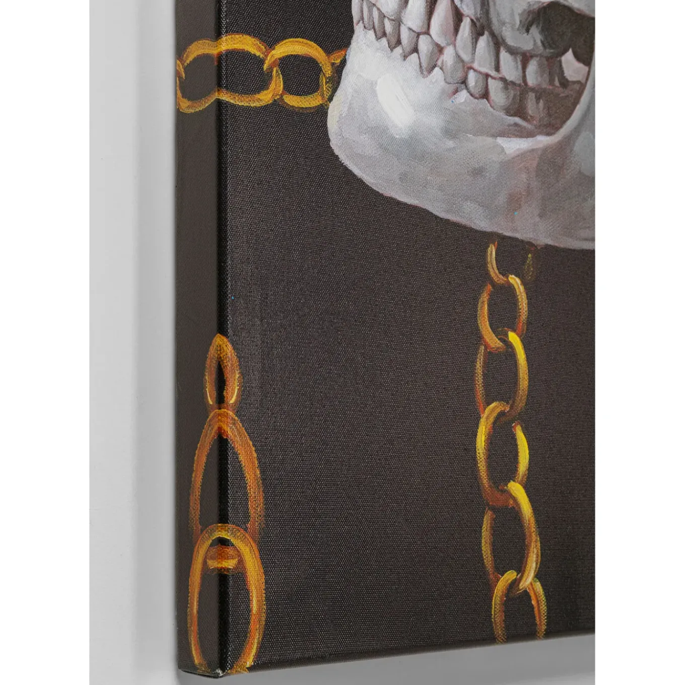 Tableau Sur Toile Skull Gang 120X90Cm