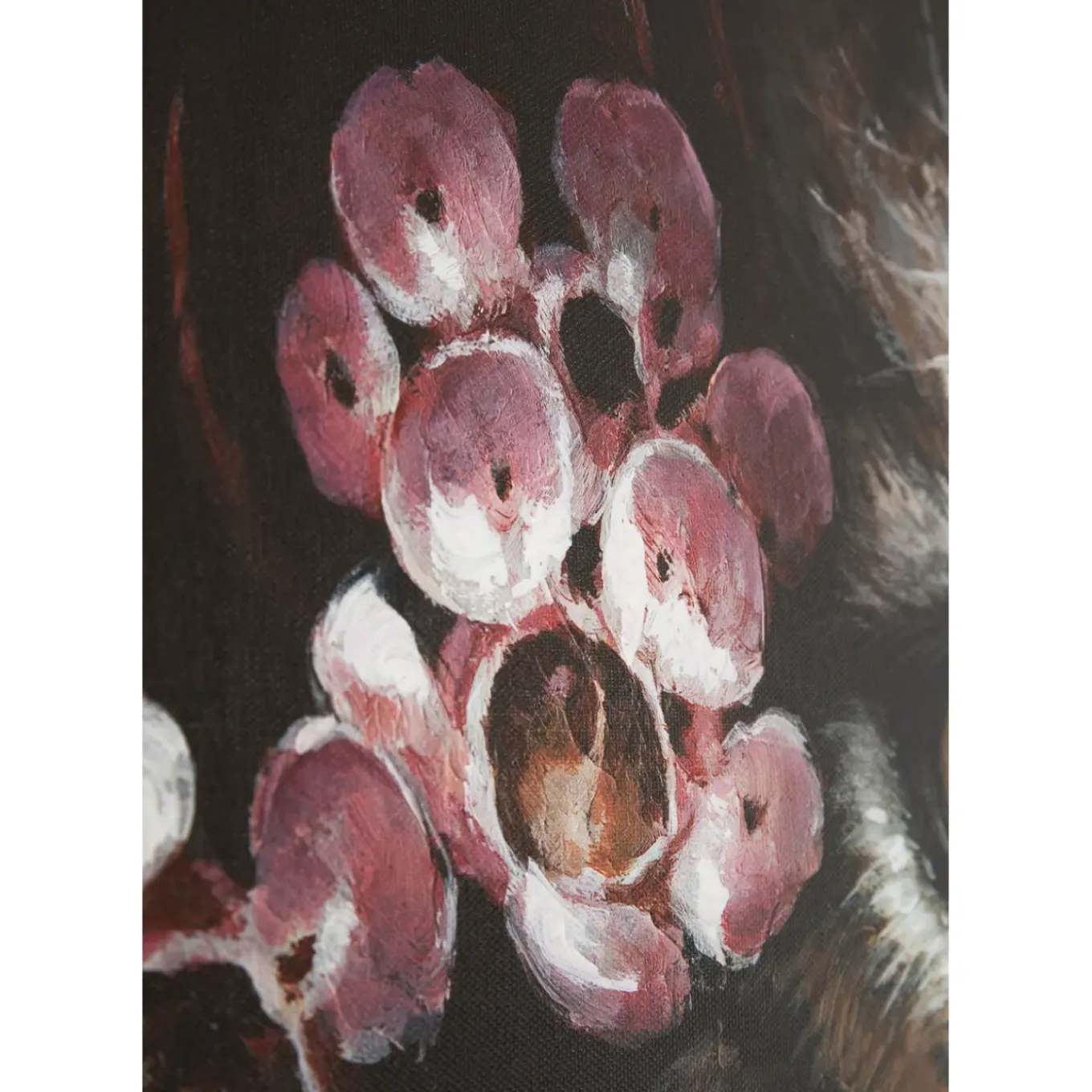 Tableau Sur Toile Tiger In Flower 90X140Cm