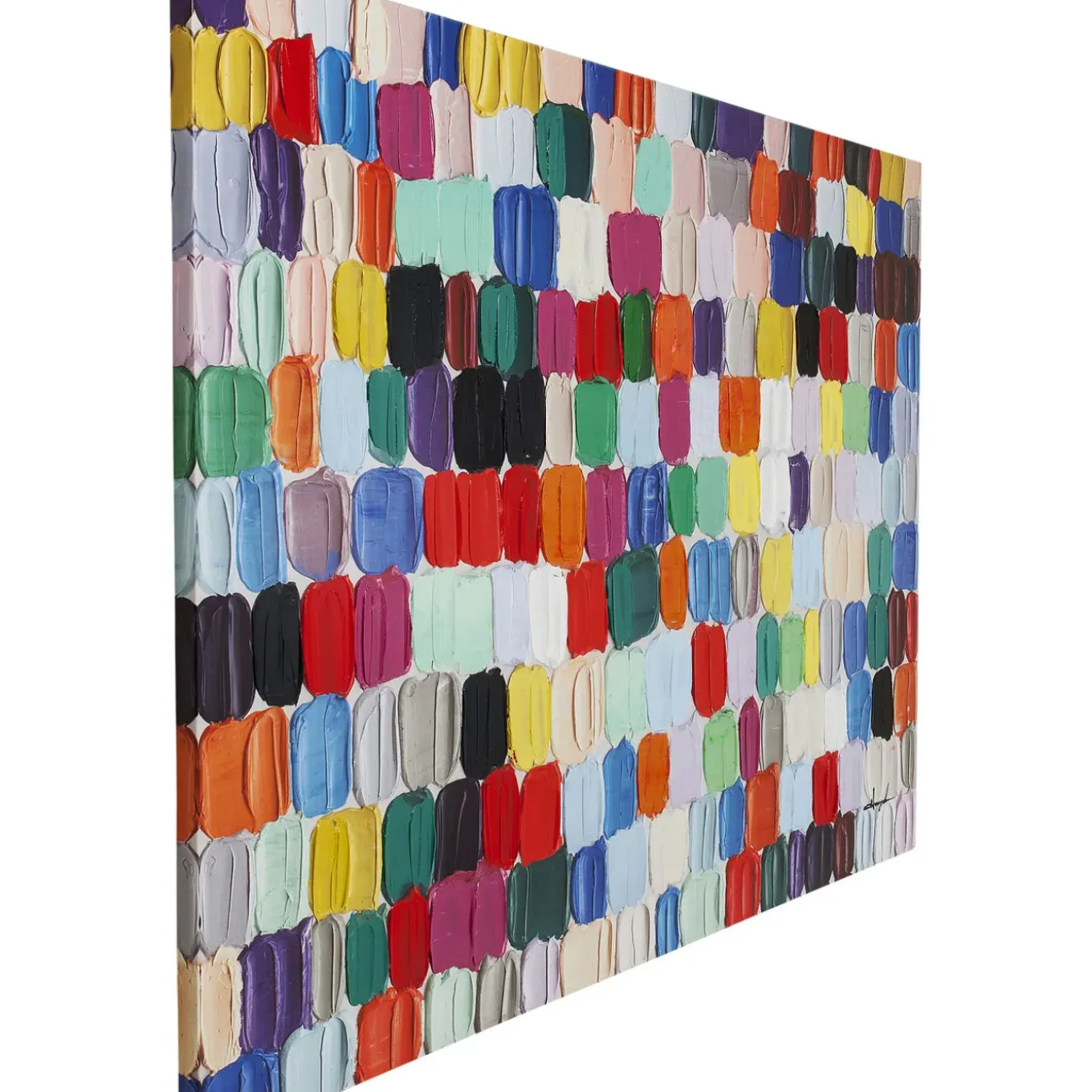 Tableau Touched Colorful Dots 200X140Cm