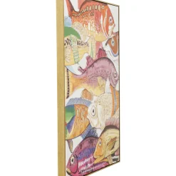 Tableau Touched Fish Meeting One 75X100Cm