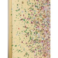 Tableau Touched Flower Boat Dore-Fuchsia Pink 120X
