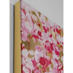 Tableau Touched Flower Couple Dore-Fuchsia 120X160