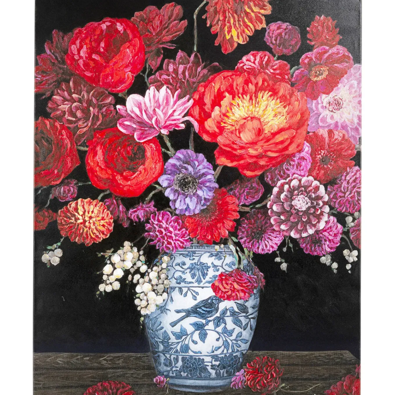 Tableau Touched Flower Explosion 90X120Cm