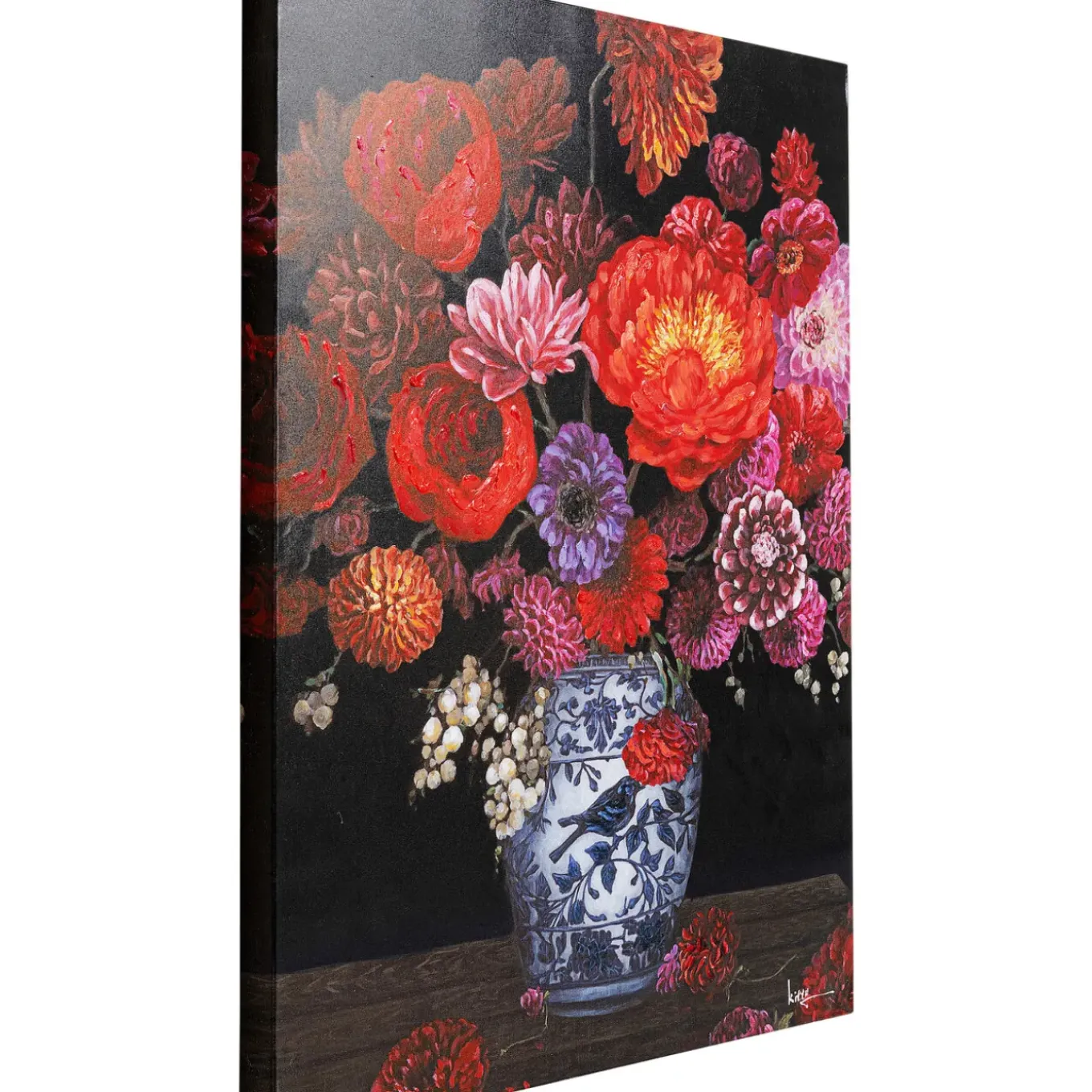 Tableau Touched Flower Explosion 90X120Cm
