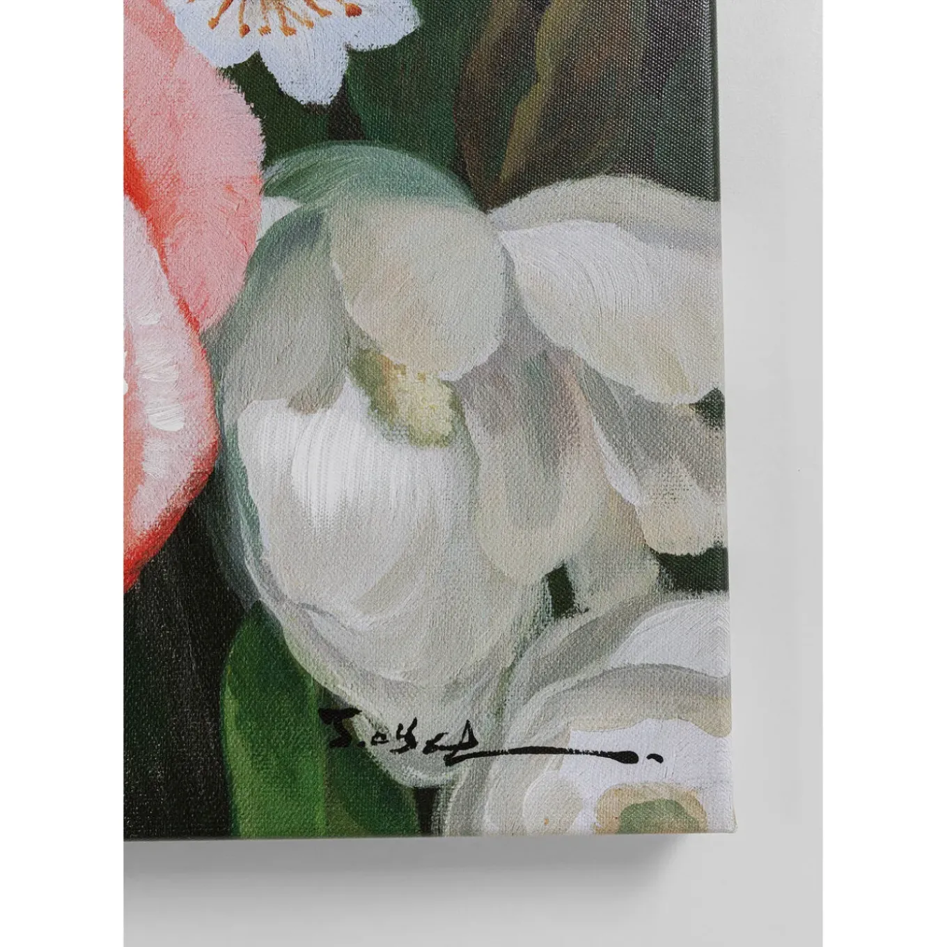 Tableau Touched Flower Lady 90X120Cm