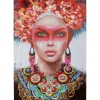 Tableau Touched Red Eye Lady 90X140