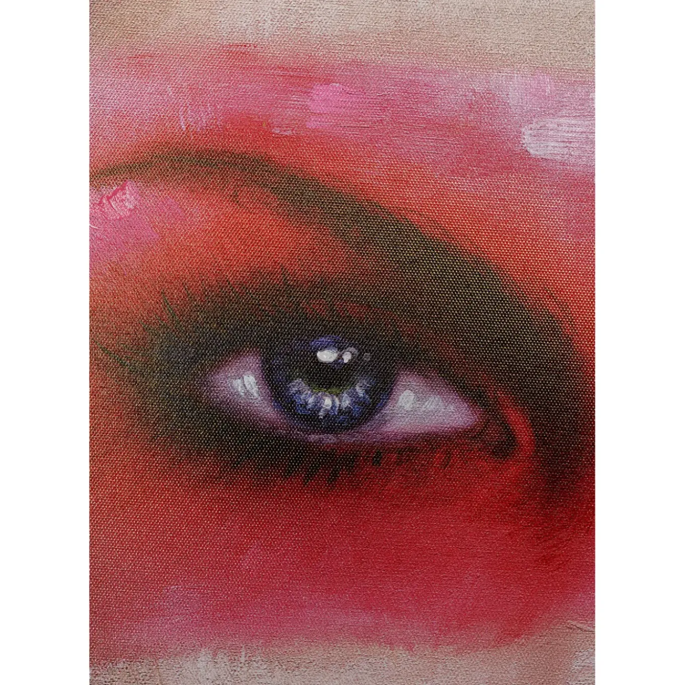 Tableau Touched Red Eye Lady 90X140