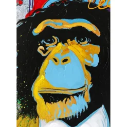 Tableau Touched Show Monkey 90X120Cm
