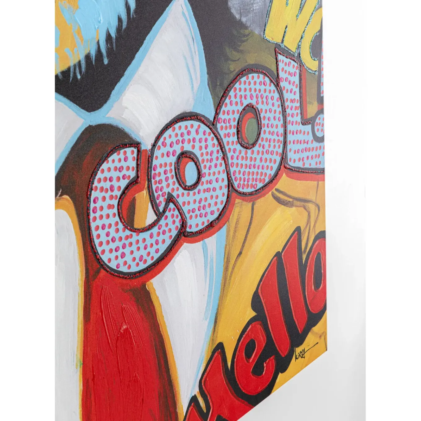 Tableau Touched Show Monkey 90X120Cm
