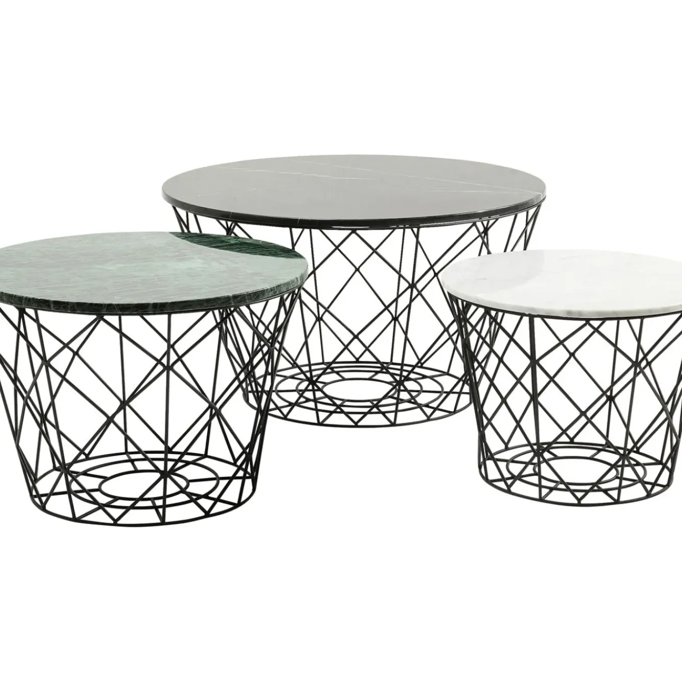 Tables Basses East Coast Rond (Jeu De 3)