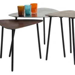 Tables Basses Loft Triangle Vintage (Set De 3)