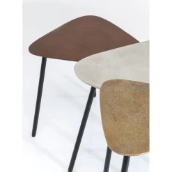 Tables Basses Loft Triangle Vintage (Set De 3)