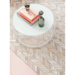 Tables Basses Wire Blanches (Set De 2)