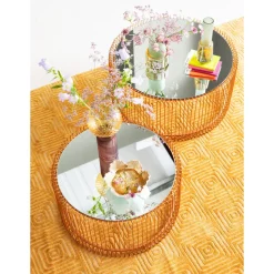 Tables Basses Wire Cuivre (Set De 2)