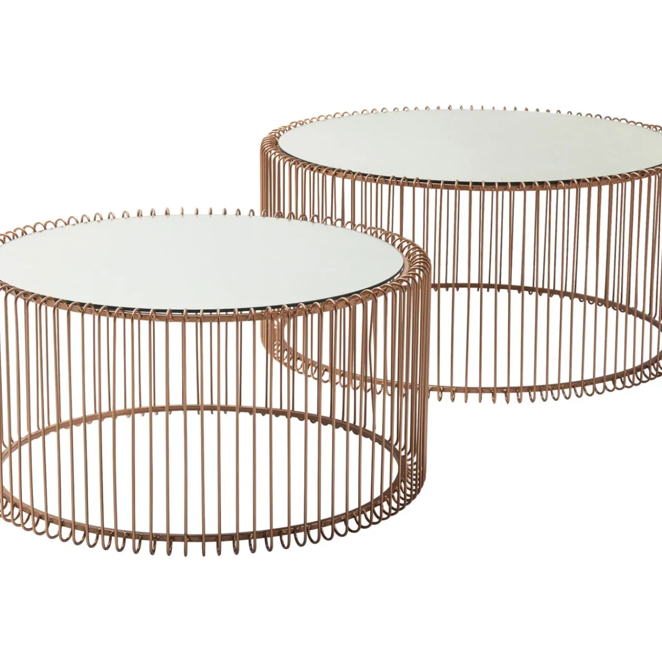 Tables Basses Wire Cuivre (Set De 2)