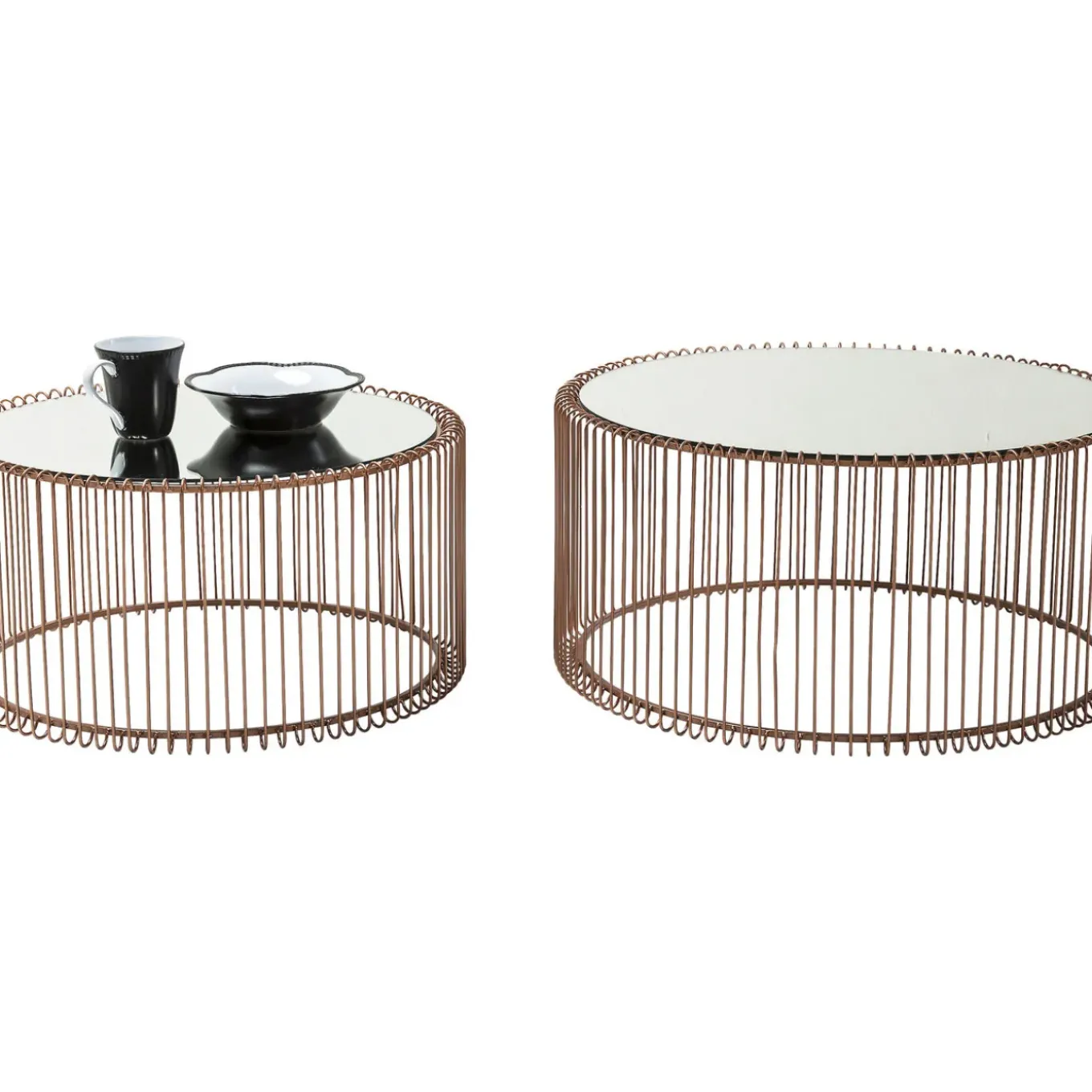 Tables Basses Wire Cuivre (Set De 2)