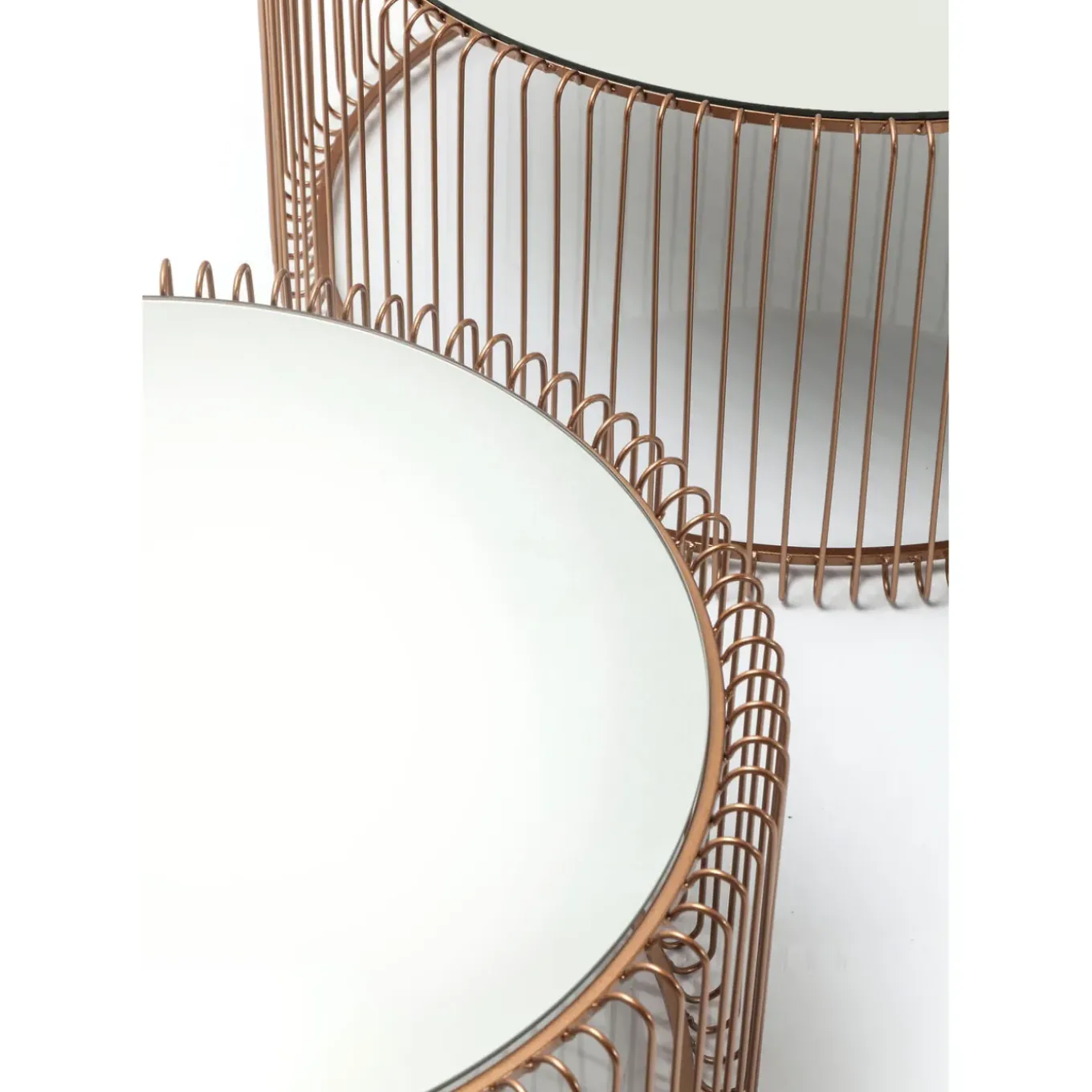Tables Basses Wire Cuivre (Set De 2)