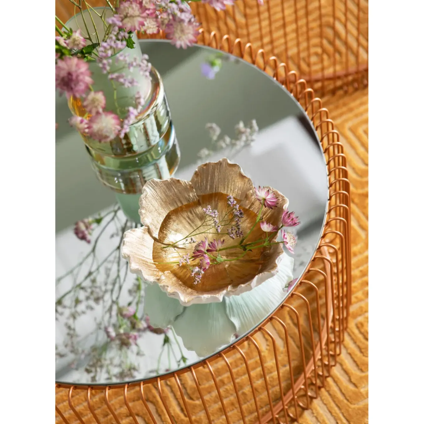 Tables Basses Wire Cuivre (Set De 2)