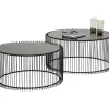 Tables Basses Wire Noir (Set De 2)