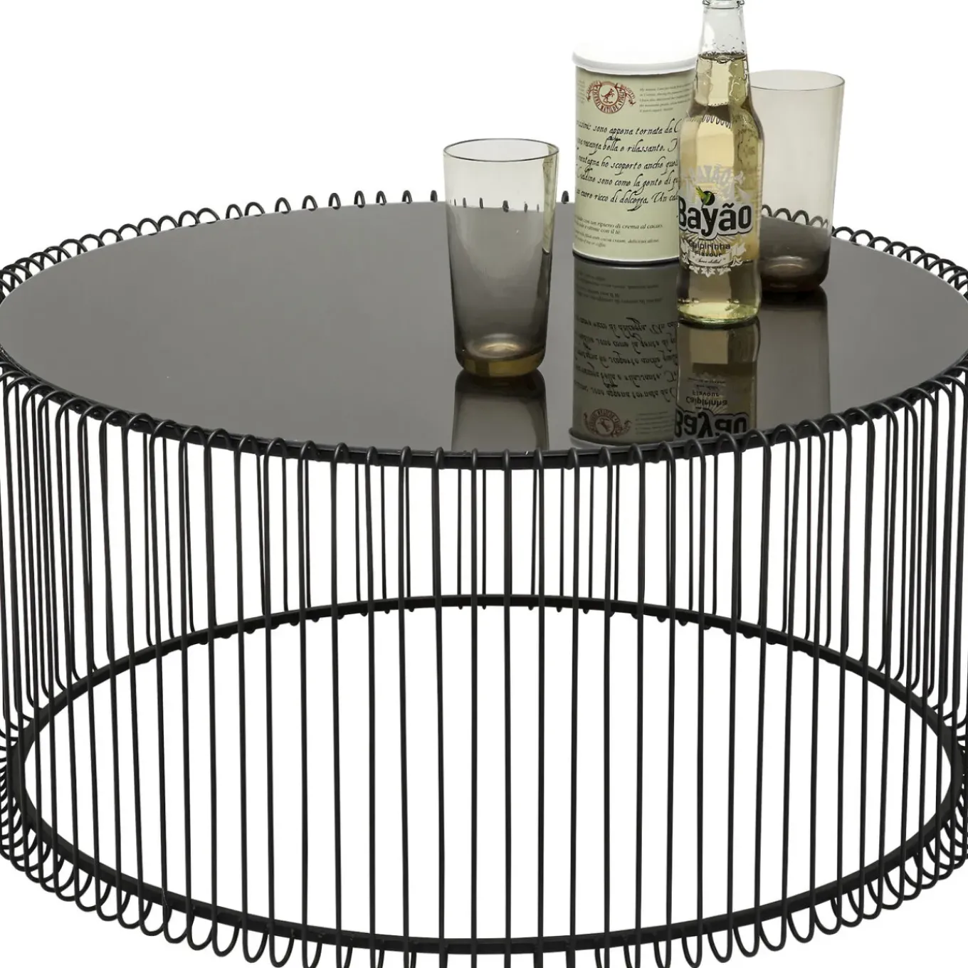 Tables Basses Wire Noir (Set De 2)