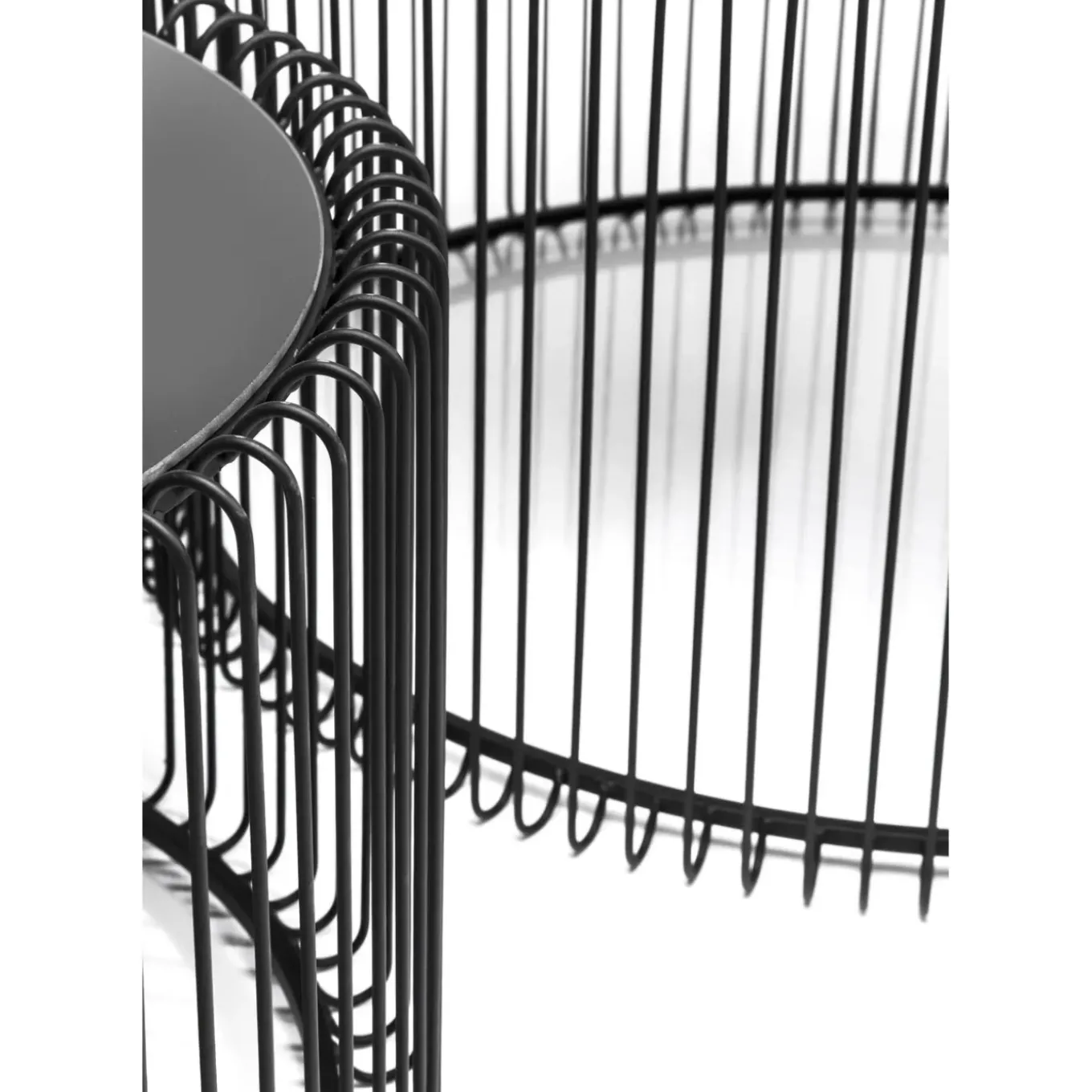 Tables Basses Wire Noir (Set De 2)