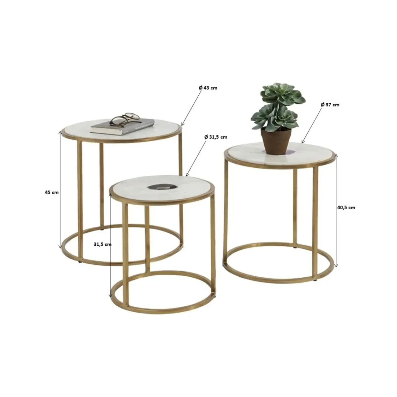Tables D Appoint Limbo (Jeu De 3)