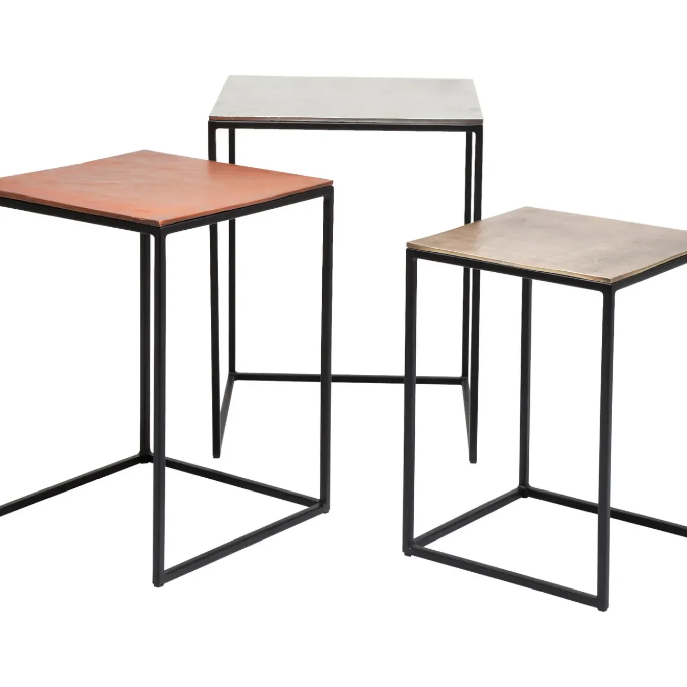 Tables D Appoint Loft Square Vintage (Jeu De 3) 41
