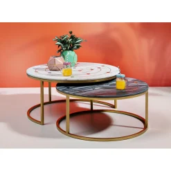 Tables D Appoint Mystic Rond (Jeu De 2)