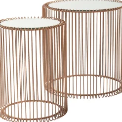 Tables D Appoint Wire Cuivre O44Cm (2/Set)