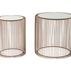 Tables D Appoint Wire Cuivre O44Cm (2/Set)