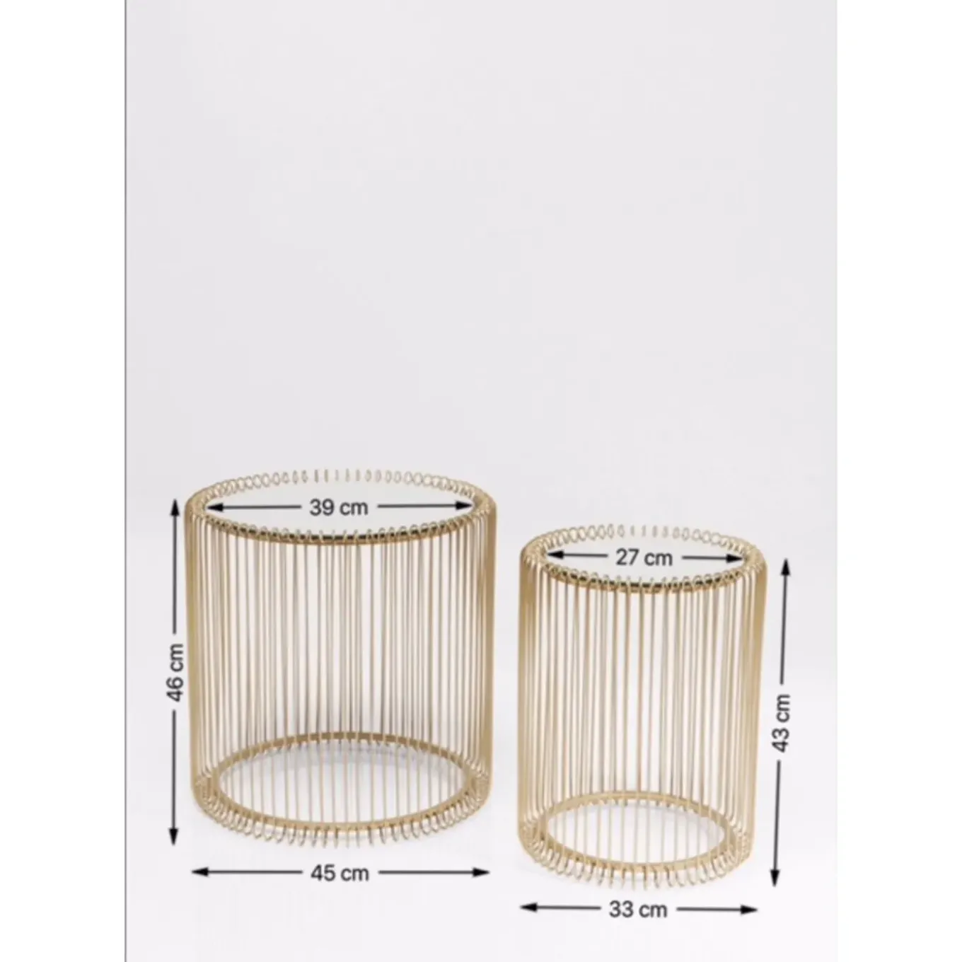 Tables D Appoint Wire Laiton (2/Set)