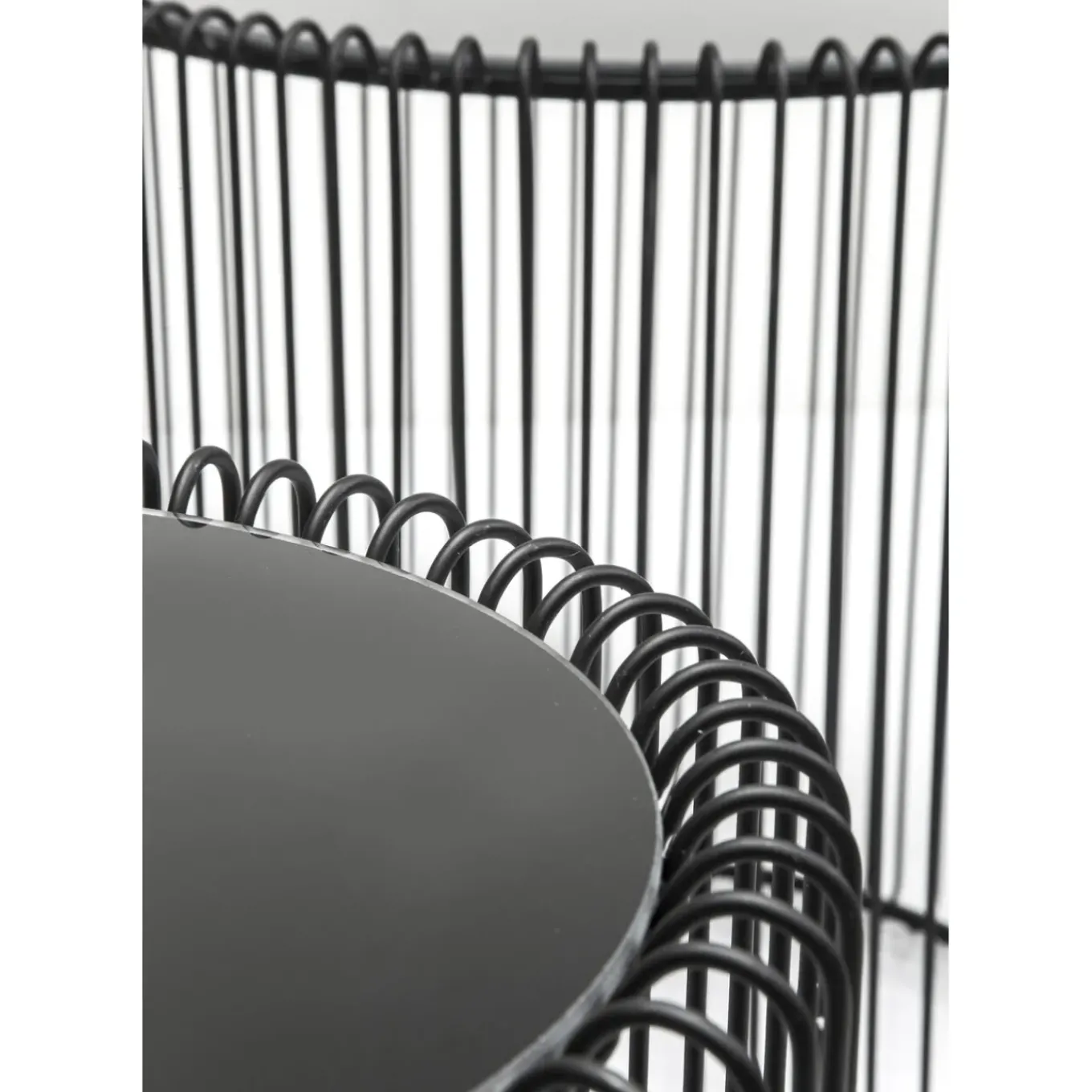 Tables D Appoint Wire Noir (Set/2) O44Cm