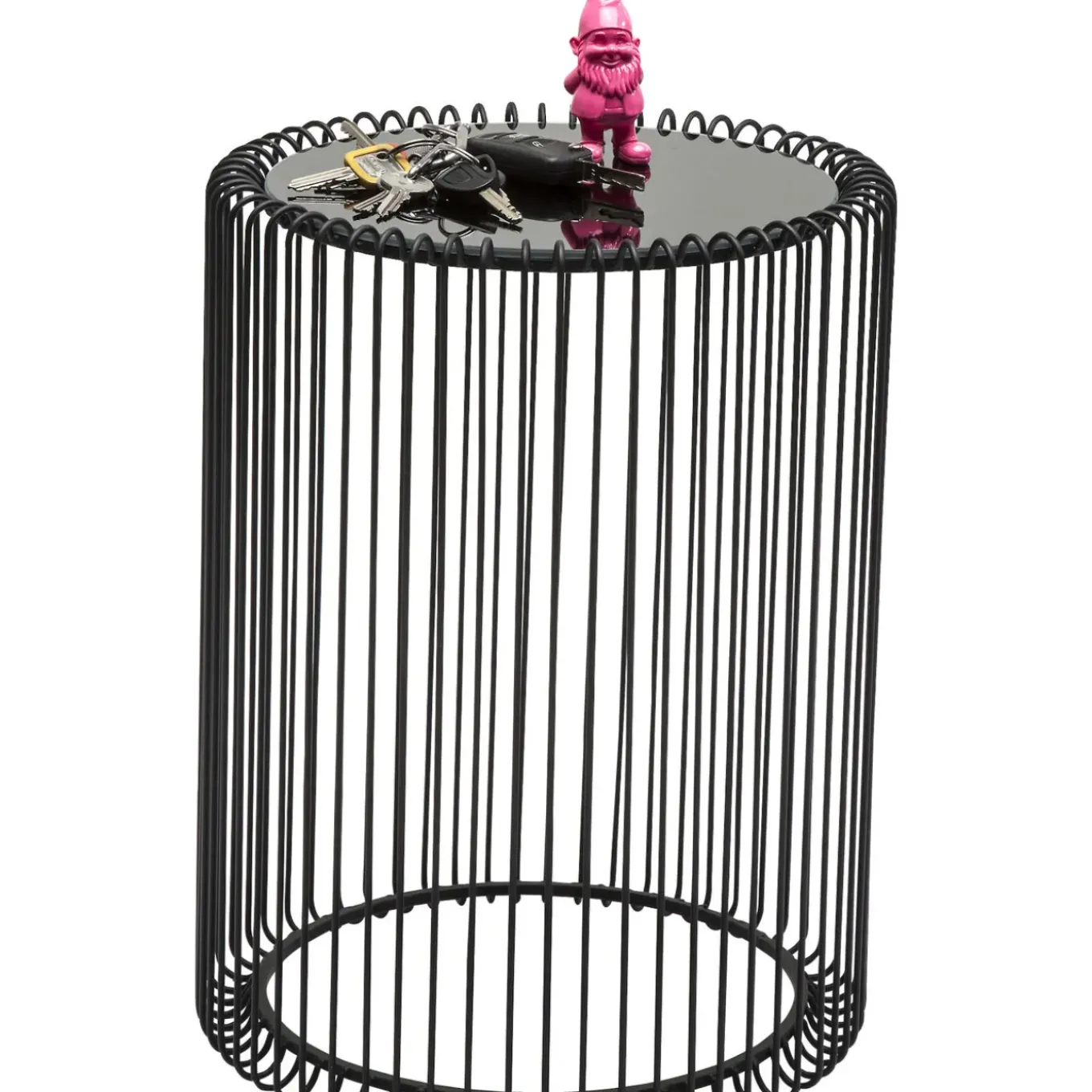 Tables D Appoint Wire Noir (Set/2) O44Cm