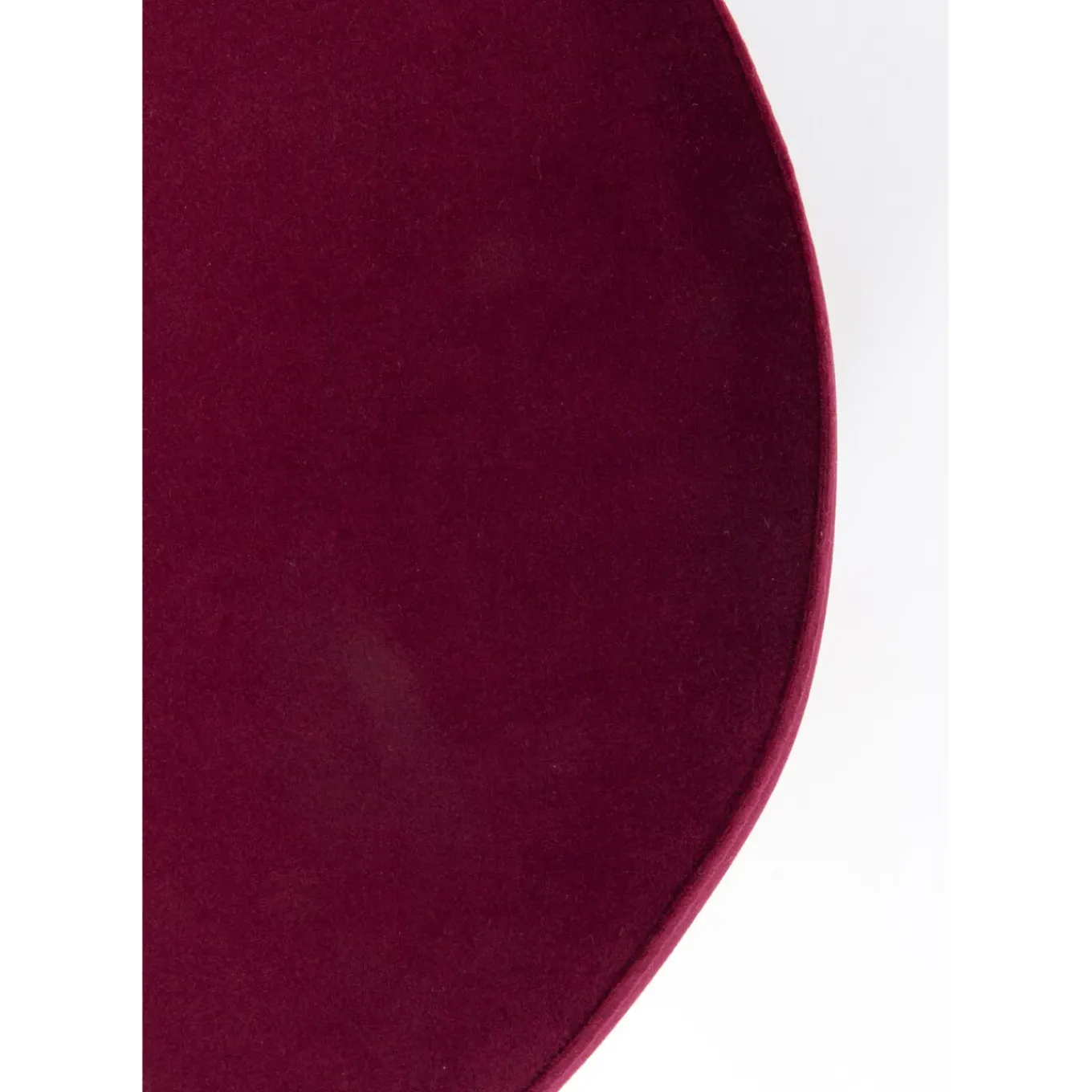 Tabouret Cherry Bordeaux Laiton O35Cm