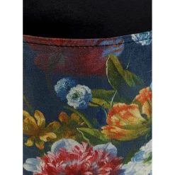 Tabouret Cherry Flower Noir Laiton O32Cm