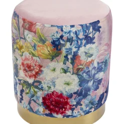 Tabouret Cherry Flower Rose Laiton O32Cm
