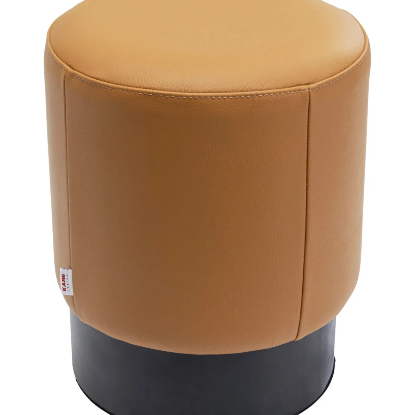 Tabouret Cherry Leather Marron O36Cm