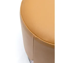 Tabouret Cherry Leather Marron O36Cm