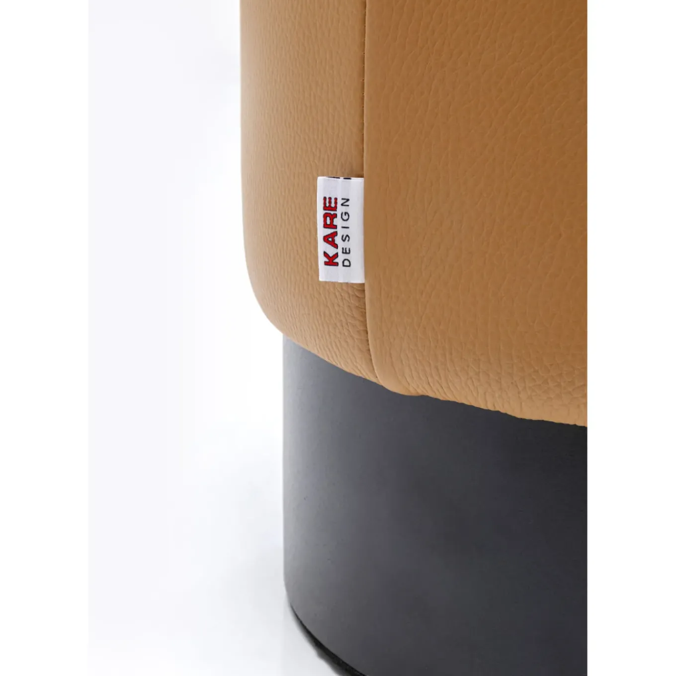 Tabouret Cherry Leather Marron O36Cm