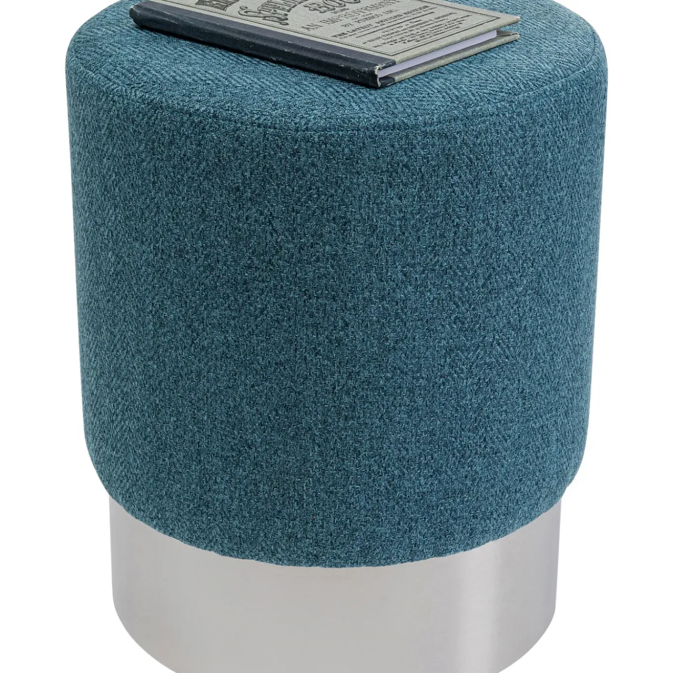 Tabouret Cherry Lina Bleu Argente O35Cm