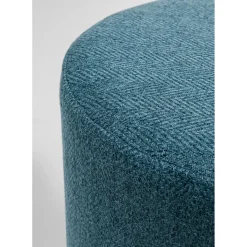 Tabouret Cherry Lina Bleu Argente O35Cm