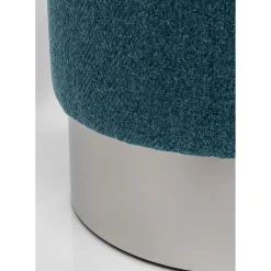 Tabouret Cherry Lina Bleu Argente O35Cm