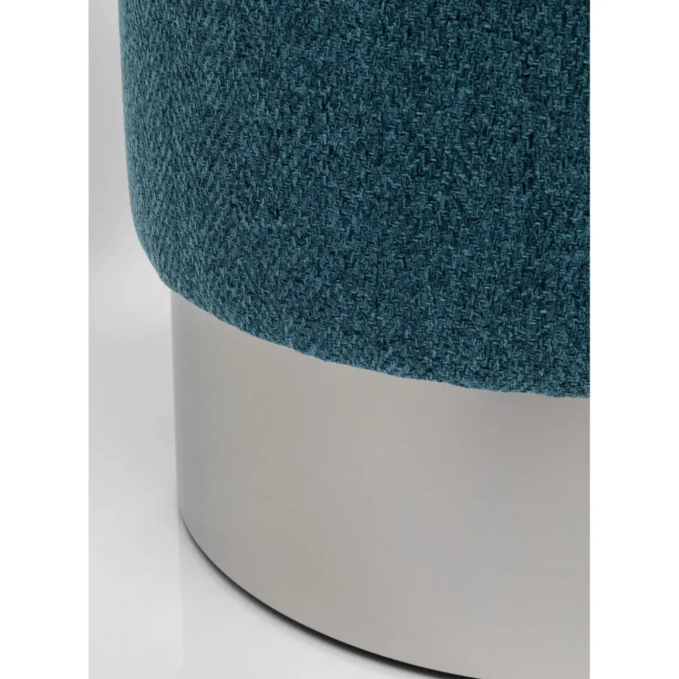 Tabouret Cherry Lina Bleu Argente O35Cm