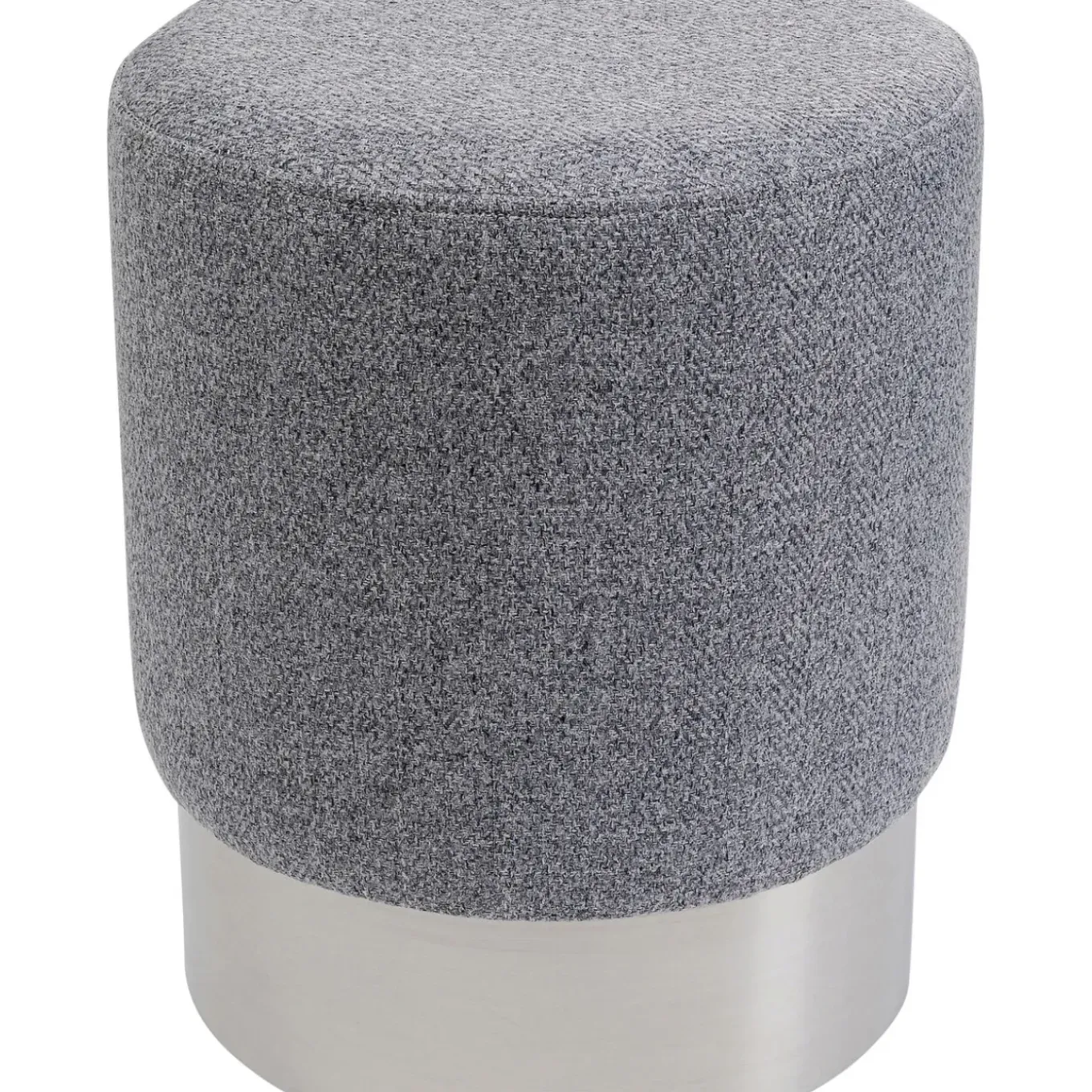 Tabouret Cherry Lina Gris Argente O35Cm
