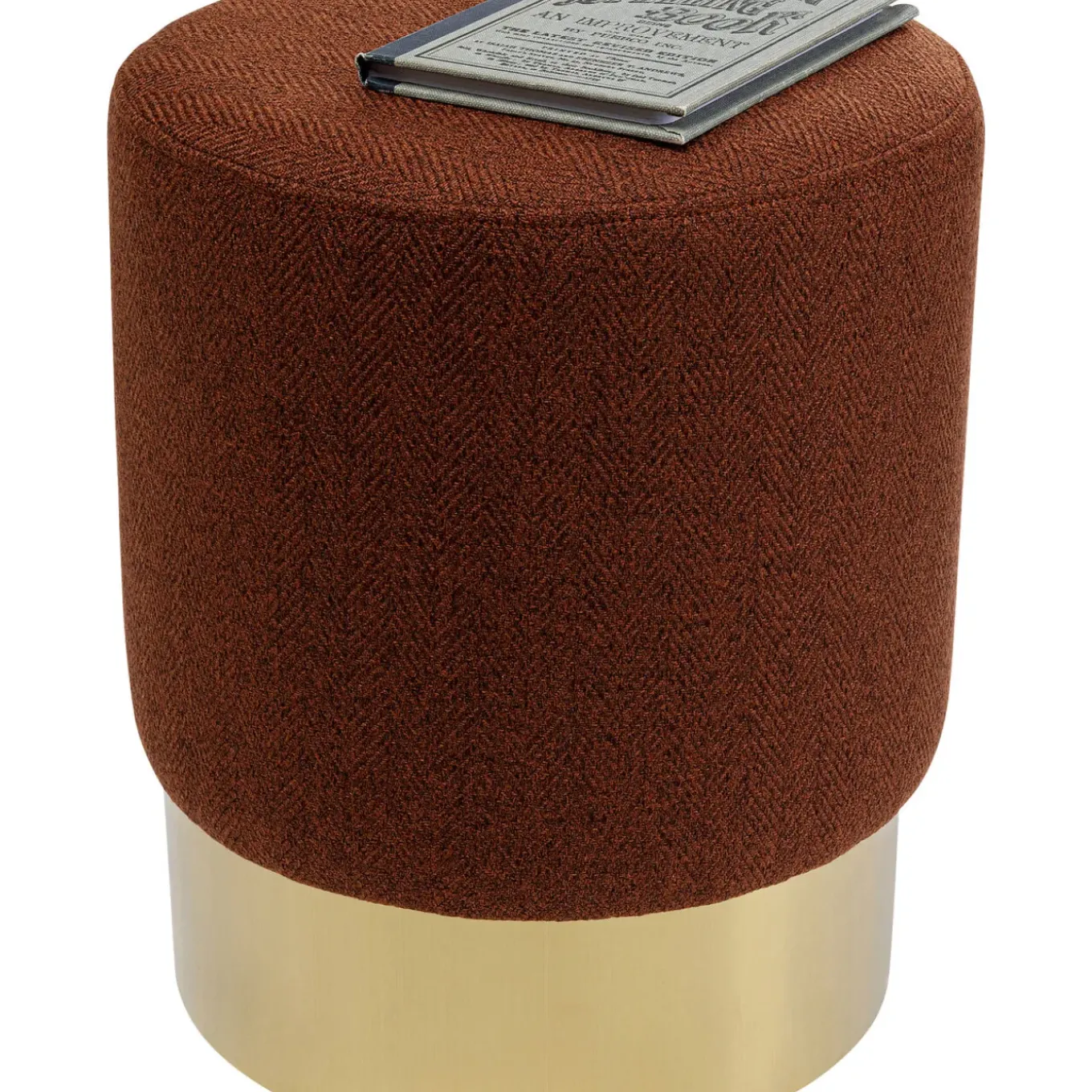 Tabouret Cherry Lina Marron Laiton O35Cm