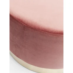 Tabouret Cherry Mauve Laiton O55Cm