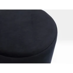 Tabouret Cherry Noir Laiton O35Cm